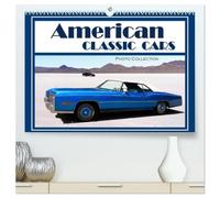 American Classic Cars - Photo collection (High Quality Premium Wall Calendar 2026 DIN A2 landscape),CALVENDO 12 Month Wall Calendar: Immerse yourself ... back to the golden era of automobile design.