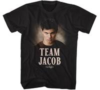 American Classics Twilight Team Jacob Black Unisex Adult Short Sleeve T Shirts Vampire Romance Movie Graphic Tees(Small)