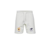 AMERICAN COLLEGE USA Mixte Enfant Short Garçons Filles Bermudas, Blanc, 14 Ans EU