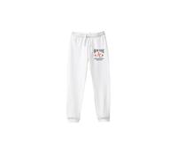 AMERICAN COLLEGE USA Pantalons Joggings Leggings Shorts et Chinos Sport Ajusté Décontracté Chaud Vêtements Unisexe Enfants Garçon Fille Modèle ACPAN236 Blanc Taille 8 Ans
