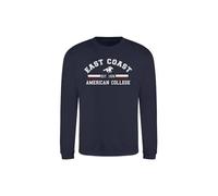 AMERICAN COLLEGE USA Sweat COL Rond Mixte Enfant GARÇONS ET Filles, Bleu, 16 Ans