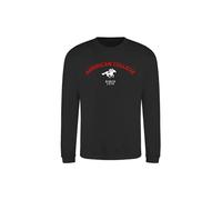 AMERICAN COLLEGE USA Sweat COL Rond Mixte Enfant GARÇONS ET Filles, Noir, 1-2 Ans