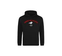AMERICAN COLLEGE USA Sweat Hoodies Mixte Enfant GARÇONS ET Filles Sweatshirt à Capuche, Noir, 16 Ans