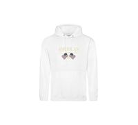 AMERICAN COLLEGE USA Sweat Shirt Sweater Pulls et Gilets Capuche Sport Imprimé Chaud Vêtements Unisexe Enfants Garçon Fille Modèle ACSW234 Blanc Taille 12 Ans