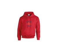 AMERICAN COLLEGE USA Sweat Shirt Sweater Pulls et Gilets Capuche Sport Imprimé Chaud Vêtements Unisexe Hommes Femmes Modèle ACSW232 Rouge Taille L