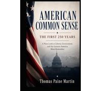 AMERICAN COMMON SENSE: The First 250 Years - A Plain Look at Liberty, Government, and the Lessons America Must Remember