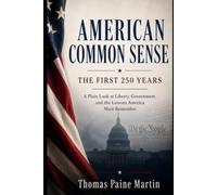 AMERICAN COMMON SENSE: The First 250 Years - A Plain Look at Liberty, Government, and the Lessons America Must Remember