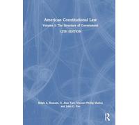 American Constitutional Law: The Structure of Government (1)