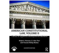 American Constitutional Law, Volume Ii