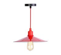 American Country Decoration Chandelier Hotel Restaurant Nordic Postmodern Minimalist Bedroom Living Room Single Head Red Light Simple E27 Lamp Holder Modern Chandeliers (G)