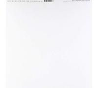 American Crafts Bazzill Basics Paper 25 Feuilles de Scrapbooking Smoothies Coco Tourbillon Blanc