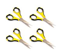 AMERICAN CRAFTS EK Success Cutter Bee Herb Lot de 4 paires de ciseaux Noir/jaune
