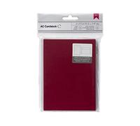 American Crafts Set 12 Cartes avec enveloppes Rouge 10,16x13,97cm.