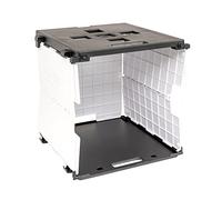 American Crafts We R Memory Keepers Shotbox Kit de boîte à lumière pour Studio Photo avec lumières et Toiles de Fond intégrées | Studio Photo Portable, boîte à lumière Pliable avec Fond Infini, Noir