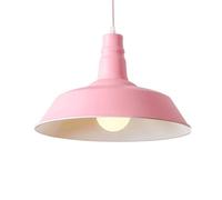 American Creative Pendant Lights - Retro Nostalgic Chandelier Lampshade, Industrial Style Bar Ceiling Lighting Fixture, Restaurant Decorative Fixture(Pink,26cm)