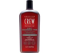 American-Crew Cheveux,-corps-visage Soins-des-cheveux-du-corps3-in-1 Chamomile + Pine Shampoo, Conditioner and Body Wash 1000 ml