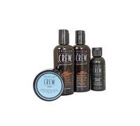 American Crew Essentiel Voyage Kit - Rasage Gel, Shampooing, Condition, Fibre