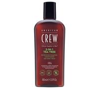 American Crew Shampoing/Après‑shampoing/Gel douche 3 en 1 Tea Tree pour homme 250 ml