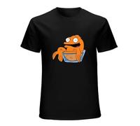 American Dad Klaus T-Shirt Graphic Tee Printed Top Mens Black Shirt 3XL