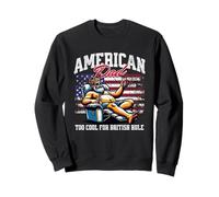 American Dad Too Cool for British Rule USA Fête des Pères Art Sweatshirt