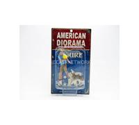 American Diorama - 1/18 - Figurines Homme Et Chien - 23889-American Diorama