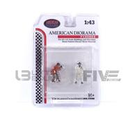 American Diorama 1/43 - 38360 - Figurines Race Day - Set Of 2 Figures-American Diorama