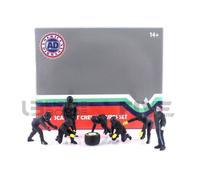 American Diorama 1/43 38389 Figurines F1 Pit Crew Figures Set 3 Team Silver Diecast Modelcar-American Diorama