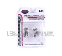 American Diorama 1/43 43003 Figurines Mechanic Crew 4x4 Camel Trophy Set 3 Diecast Modelcar-American Diorama