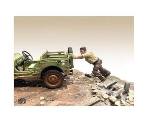 AMERICAN DIORAMA - Fig Mechanic Crew 4x4 Offroad Camel Trophy V - 1/18