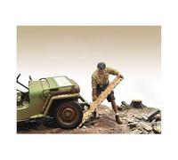AMERICAN DIORAMA - Fig Mechanic Crew 4x4 Offroad Camel Trophy VIII - 1/18
