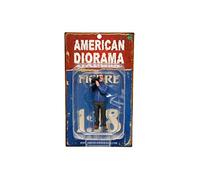 American Diorama- Miniature Voiture de Collection, 77427, Bleu/Noir