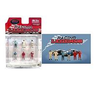 American Diorama Racing Legends AD-76503 Lot de 6 figurines en métal 1:64
