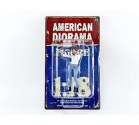 AMERICAN DIORAMA- Voiture Miniature de Collection, 76277, White