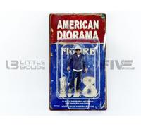 American Diorama- Voiture Miniature De Collection 76280 Blue Grey