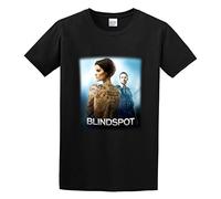 American Drama Series Blindspot Poster T-Shirt Graphic Tee Printed Top Mens Black Shirt XL
