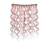 American Dream - A4/QFC12/18/135 - 100 % Cheveux Naturels - Douce Ondultation - Pièce Unique Extensions à Clipper - Couleur 135 - Cuivre Profond Rouille - 46 cm