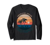 American Dream California Graphic T-shirt à manches courtes pour homme et femme Manche Longue