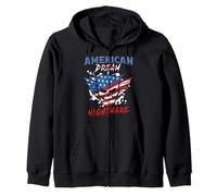 American Dream Nightmare Sarcasm American Funny, 4 Juillet Sweat à Capuche