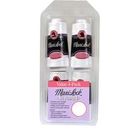 American & Efird Maxi-Lock Lot de 4 bobines de Fil à Coudre Tous usages Blanc
