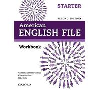 American english file 2nd edition starter: workbook with key pack 2019 edition