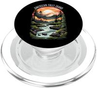 American Falls Idaho USA Scenic Mountain Style rétro Coucher de Soleil PopSockets PopGrip pour MagSafe