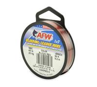 American Fil de pêche Bleeding Chef Blood Red Nylon Enduit 1 x 7 Acier Inoxydable Chef de Fil