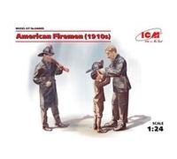 ICM Kit maquette ICM24005 – Pompiers américains (années 1910) – 1:24 – 3 figurines