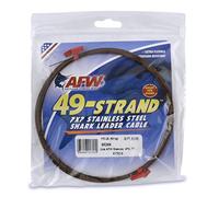 American Fishing Wire K175c-0 Câble en Acier Inoxydable Shark Leader pour Hommes, Camouflage, 30 Feet, 175 Pound Test