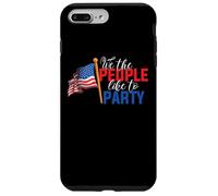 American Flag 4th of July We The People Like to Party Coque pour iPhone 7 Plus/8 Plus