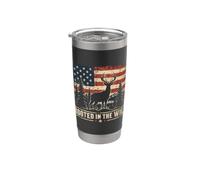 American Flag Deer Hunting Pride Patriotic Outdoors Gobelet isotherme en acier inoxydable double paroi