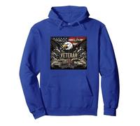 American Flag Eagle Veteran | Journée des Anciens Combattants Militaires de l'armée américaine Sweat à Capuche, Unisexe pour Adultes, Bleu Royal, M