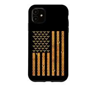 American Flag Honeycomb Honey Bees Beekeeping Beekeeper Gift Coque pour iPhone 11