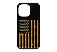 American Flag Honeycomb Honey Bees Beekeeping Beekeeper Gift Coque pour iPhone 13 Pro