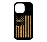 American Flag Honeycomb Honey Bees Beekeeping Beekeeper Gift Coque pour iPhone 14 Pro Max